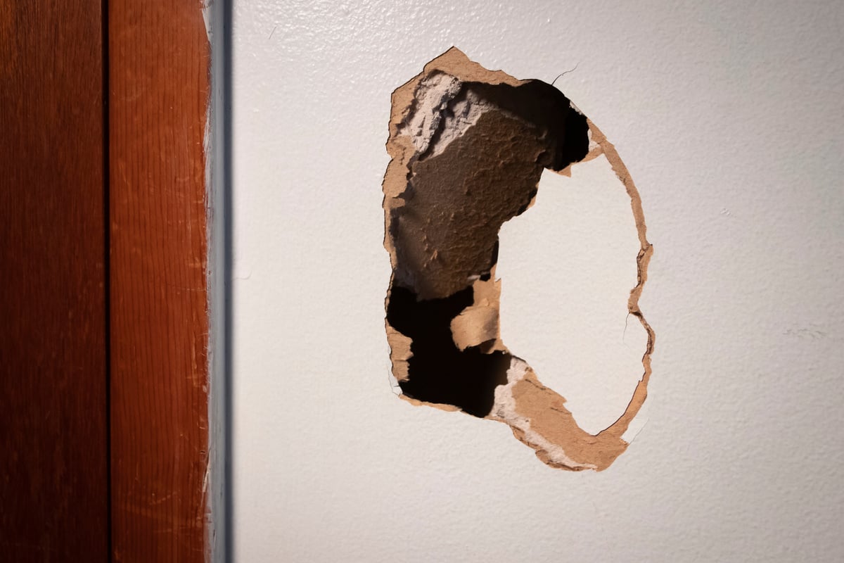 Drywall damage